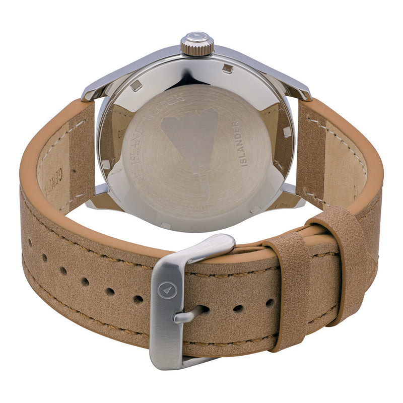 Islander Aviator Automatic Watch with White B-Dial and and Sapphire Crystal #ISL-224 back
