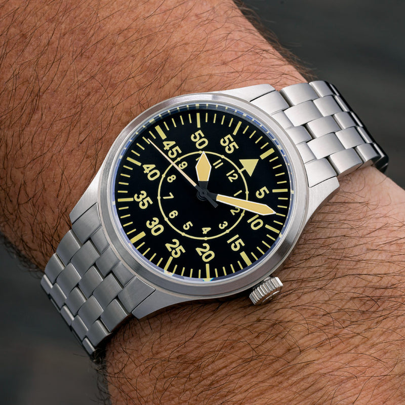Islander 39mm Pilot Watch with Black Dial #ISL-227
