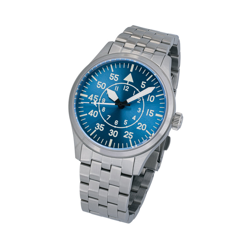 Islander 39mm Pilot Watch with Vintage Blue Livery Color Scheme #ISL-232