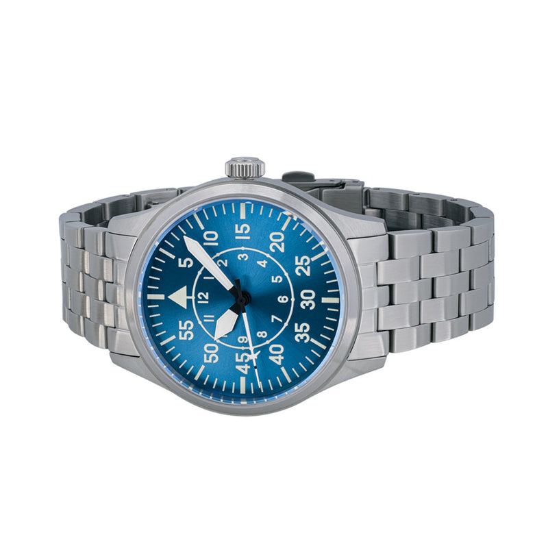 Islander 39mm Pilot Watch with Vintage Blue Livery Color Scheme #ISL-232