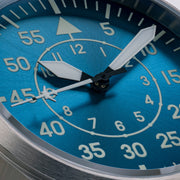 Islander 39mm Pilot Watch with Vintage Blue Livery Color Scheme #ISL-232