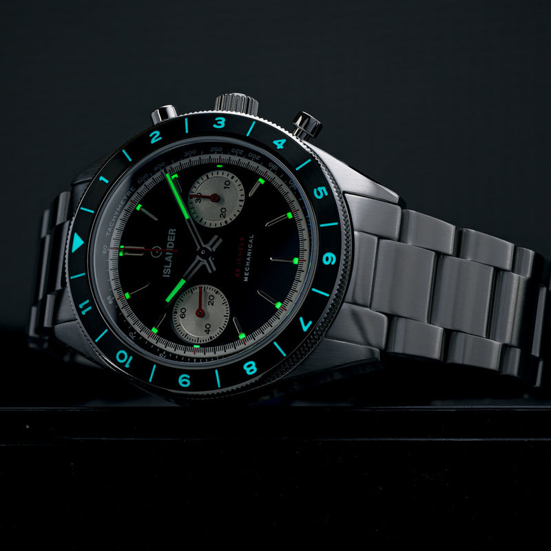 Islander Bridgehampton Racing Chronograph with Asphalt Black Dial #ISL-234
