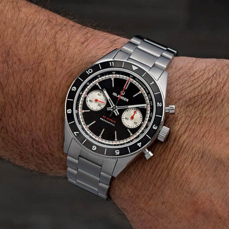 Islander Bridgehampton Racing Chronograph with Asphalt Black Dial #ISL-234