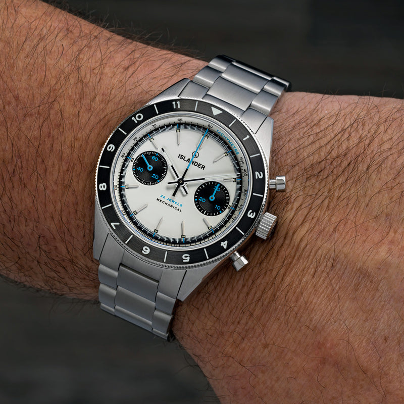 Islander Bridgehampton Racing Chronograph with Pure White Dial #ISL-235