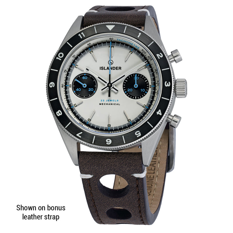 Islander Bridgehampton Racing Chronograph with Pure White Dial #ISL-235