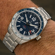 Islander Republic Traveler GMT Watch with Blue Dial #ISL-238