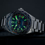 Islander Calabro GMT World Time Watch with Blue Dial #ISL-241