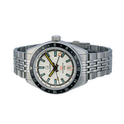 Islander Port Jefferson GMT Skin Diver Automatic Watch with White Dial #ISL-245