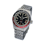 Islander Port Jefferson GMT Skin Diver Automatic Watch with Black Dial #ISL-246