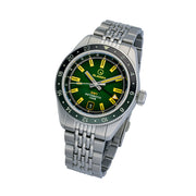 Islander Port Jefferson GMT Skin Diver Automatic Watch with Green Dial #ISL-247