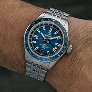 Islander Port Jefferson GMT Skin Diver Automatic Watch with Blue Dial #ISL-248