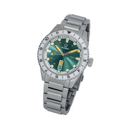 Islander Greenport 39mm Dive Watch with Sunburst Green Dial #ISL-251