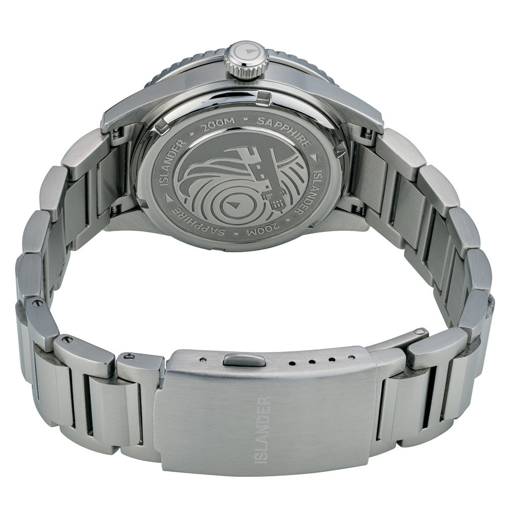 Islander Greenport 39mm Dive Watch with Sunburst Green Dial #ISL