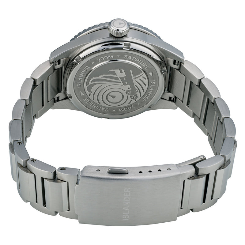 Islander Greenport 39mm Dive Watch with White Dial and Blue Accents #ISL-253