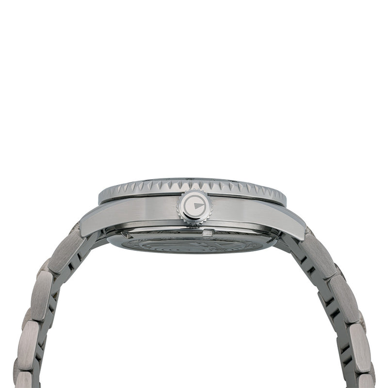 Islander Greenport 39mm Dive Watch with White Dial and Pink Accents #ISL-254