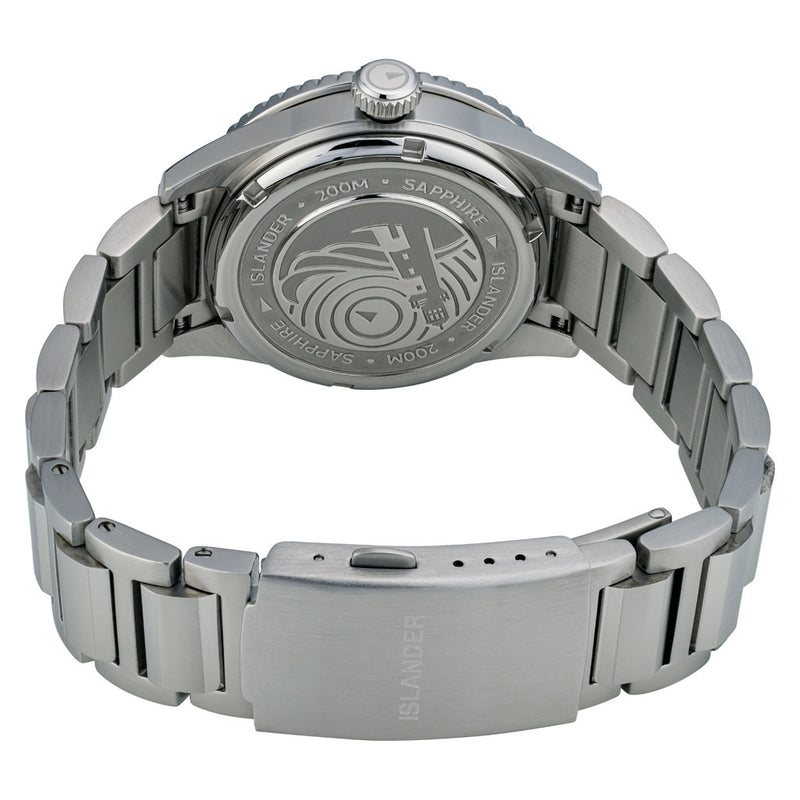 Islander Greenport 39mm Dive Watch with White Dial and Pink Accents #ISL-254