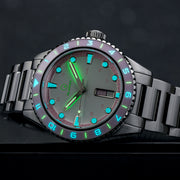 Islander Greenport 39mm Dive Watch with White Dial and Pink Accents #ISL-254