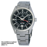 Islander Melville GMT with Black Hammer Dial #ISL-255