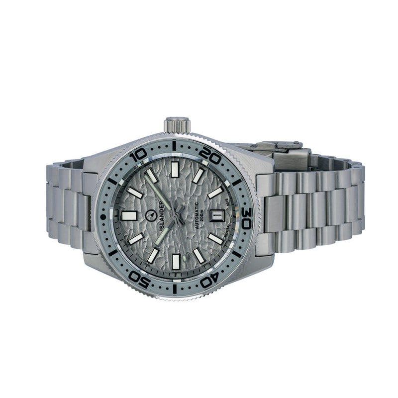 Islander Northport Automatic Dive Watch with Grey Wave Dial #ISL-257
