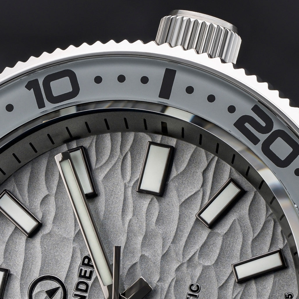 Islander Northport Automatic Dive Watch with Grey Ripple Dial #ISL