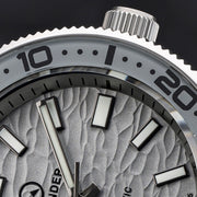 Islander Northport Automatic Dive Watch with Grey Wave Dial #ISL-257