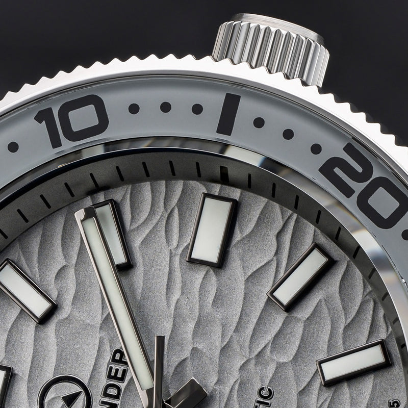 Islander Northport Automatic Dive Watch with Grey Wave Dial #ISL-257