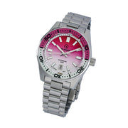Islander Northport Automatic Dive Watch with Pink and White Ripple Dial #ISL-258