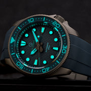 Islander Sands Point Titanium Diver with Grey Whale Tail Dial #ISL-259