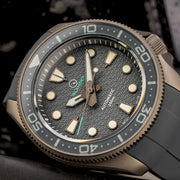 Islander Sands Point Titanium Diver with Grey Whale Tail Dial #ISL-259