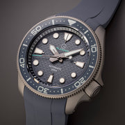 Islander Sands Point Titanium Diver with Grey Whale Tail Dial #ISL-259