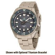 Islander Sands Point Titanium Diver with Grey Whale Tail Dial #ISL-259