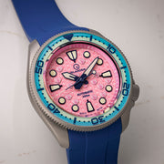 Islander Sands Point Titanium Diver with Pink Shell Dial #ISL-260