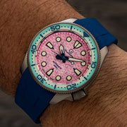 Islander Sands Point Titanium Diver with Pink Shell Dial #ISL-260