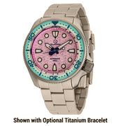 Islander Sands Point Titanium Diver with Pink Shell Dial #ISL-260