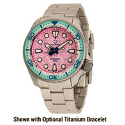 Islander Sands Point Titanium Diver with Pink Shell Dial #ISL-260
