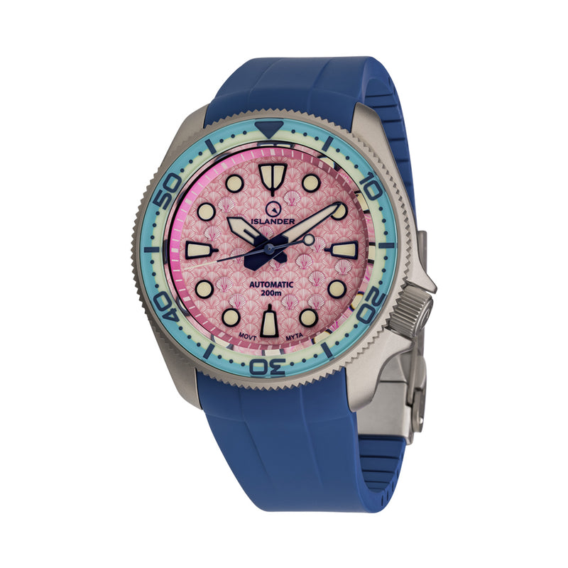 Islander Sands Point Titanium Diver with Pink Shell Dial #ISL-260
