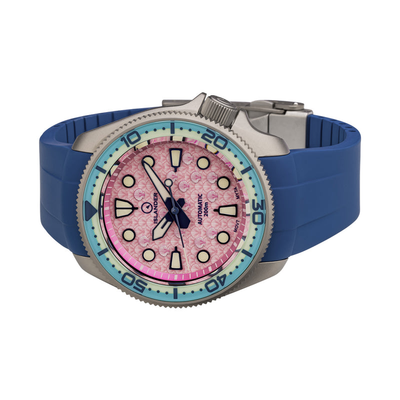 Islander Sands Point Titanium Diver with Pink Shell Dial #ISL-260
