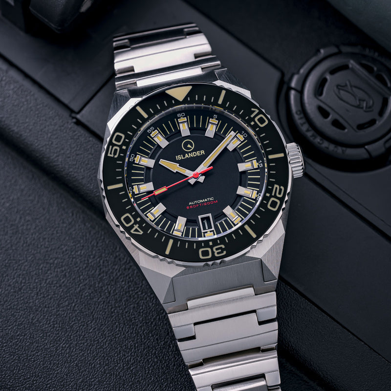 Islander Kings Point Dive Watch with Raven Black Dial #ISL-268