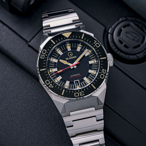 Islander Kings Point Dive Watch with Raven Black Dial #ISL-268