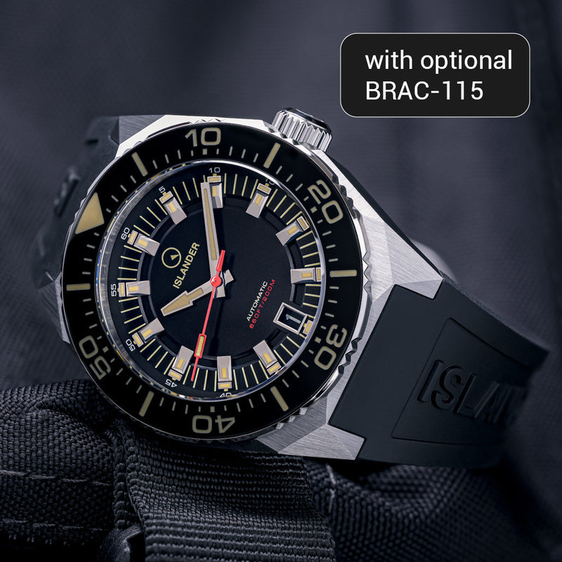 Islander Kings Point Dive Watch with Raven Black Dial #ISL-268