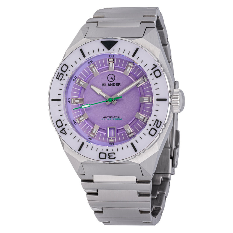 Islander Kings Point Dive Watch with Lavender Dial #ISL-272