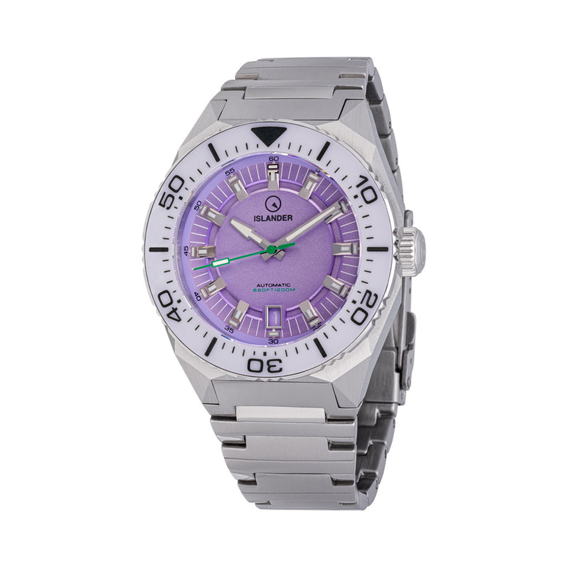 Islander Kings Point Dive Watch with Lavender Dial #ISL-272