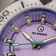 Islander Kings Point Dive Watch with Lavender Dial #ISL-272
