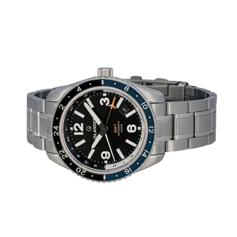 Islander Republic Traveler GMT Watch with Black Dial #ISL-276