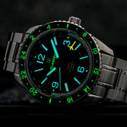 Islander Republic Traveler GMT Watch with Black Dial #ISL-276