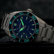 Islander Saltaire 38mm Solar Dive Watch with Marine Blue Dial #ISL-279