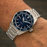 Islander Saltaire 38mm Solar Dive Watch with Marine Blue Dial #ISL-279