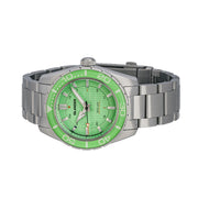Islander Saltaire 38mm Solar Dive Watch with Mint Green Dial #ISL-280