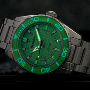 Islander Saltaire 38mm Solar Dive Watch with Mint Green Dial #ISL-280