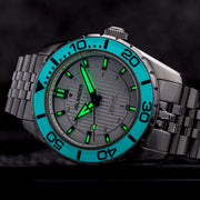 Islander Saltaire 38mm Solar Dive Watch with Pure White Dial #ISL-281